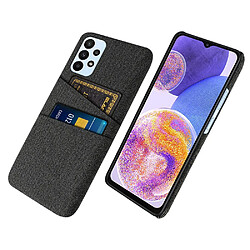 Coque en TPU avec porte-cartes noir pour votre Samsung Galaxy A23 5G