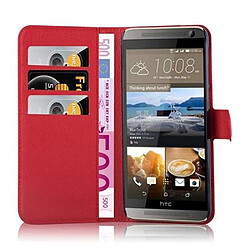 Acheter Cadorabo Coque HTC ONE E9 PLUS Etui en Rouge