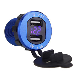 RV / Yacht / Motorcycle Modified USB Belt Switch Chargeur étanche 12V-30v Blue