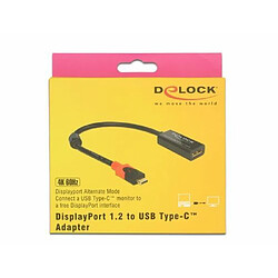 adattatore delock 63928 usb type-c a displayport 20 pin m/f 0.2m