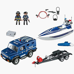 Avis Playmobil® Fourgon et vedette de police - Avec moteur submersible