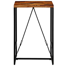 Avis Helloshop26 Table haute mange debout bar bistrot bois recyclé solide 106 cm 0902096