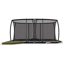 BERG Trampoline Ultim Pro Bouncer Flatground 500 avec Filet de securité Dlx Xl