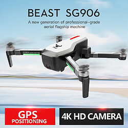 Avis SG906 GPS 5G WIFI FPV 4K Caméra Brushless RC selfie Pliable Drone Quadcopter blanc