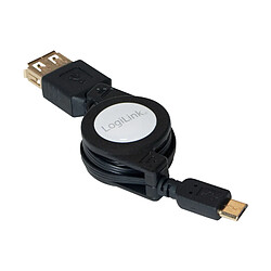 LogiLink Câble micro USB OTG, mâle - femelle ()