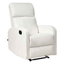 Beliani Fauteuil Blanc VIRRAT