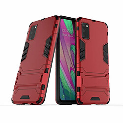 Coque en TPU Hybride 2 en 1 avec béquille rouge pour votre Samsung Galaxy A41 (Global Version)