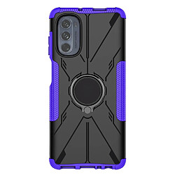 Coque en TPU anti-chute avec béquille pour votre Motorola Moto G62 5G - violet