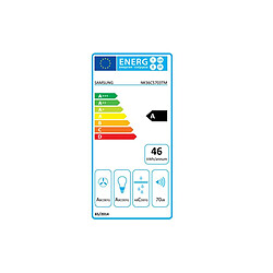 Hotte décorative murale 90cm 70db 580 m3/h - NK36C5703TM - SAMSUNG