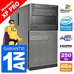 PC Tour Dell 3010 MT G2020 RAM 4Go Disque Dur 250Go HDMI Windows XP - Occasion