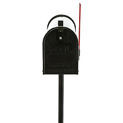 Helloshop26 Us mailbox boite aux lettres design américain noir pied de support courrier 16_0000335 