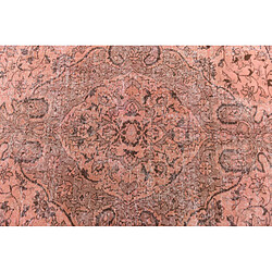 Avis Vidal Tapis de laine 320x218 rose Ultra Vintage