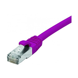 Abi Diffusion Cordon RJ45 catégorie 6 F/UTP LSOH snagless violet - 0,3 m