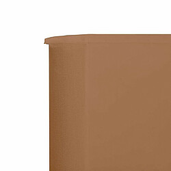 Acheter Maison Chic Paravent/Cloison de séparation 5 panneaux Tissu 600 x 120 cm Taupe -MN95095