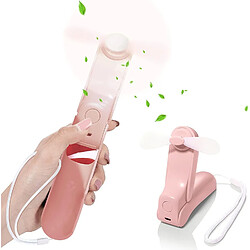 Avis Ventilateur Portable Pliable USB (Rose)