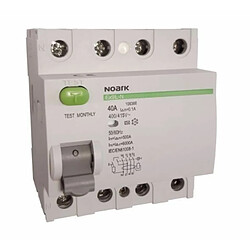 108366 Residual current circuit breakers Noark Ex9L-N 4P 40A A 100mA