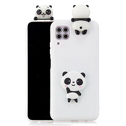 Coque en TPU Décor de poupée 3D souple panda/blanc pour votre Huawei P40 Lite/Nova 6 SE/Nova 7i