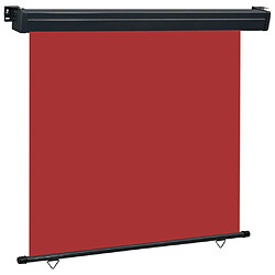 Maison Chic Auvent latéral de balcon | Store extérieur | Auvent solaire 160x250 cm Rouge -GKD50339