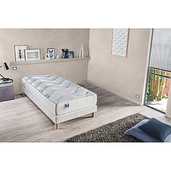 Idliterie Ensemble Matelas Mémoire de forme HD + Sommier DIMAIME