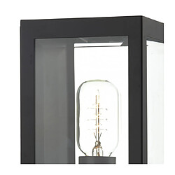 Avis Luminaire Center Applique murale Era noir et verre 1 ampoule