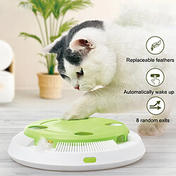 Universal Jouet de chat amusant électrique à plumes, boule de chat intelligente à plumes mobile automatique, jouet de chat pour animaux de compagnie, fournitures pour chat |