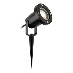 Luminaire Center Piquet de jardin Monza Noir 1 ampoule 30cm