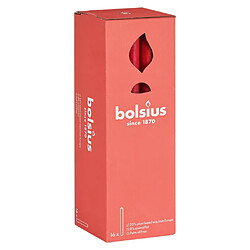 Avis Bolsius Bougies de table Shine 16 pcs 27 cm Rouge velours