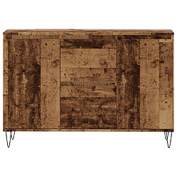 Avis vidaXL Buffet vieux bois 104x35x70 cm bois d’ingénierie