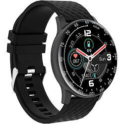 Chrono Montre Connectée, montre de fitness Chronus avec tensiomètre à oxygène pour téléphones Android et compatible iPhone, traqueur d'activité étanche pour hommes et femmes(noir)