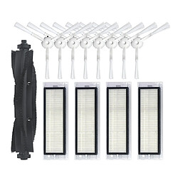 1pcs Brosse à rouleau+4paires de brosses latérales+filtres 4pcs pour 360 S5 S7 Aspirateur