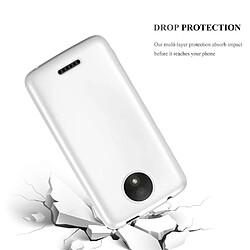 Avis Cadorabo Coque Motorola MOTO C Etui en Argent