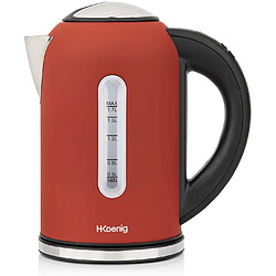 Hkoenig H.KOENIG - Bouilloire électrique, 2200 W, 1,7 litre, base pivotante à 360 °. - Réf.BOE54