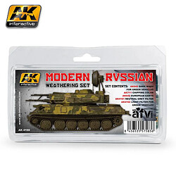 Ak Interactive Peintures Modern Russian Weathering Set