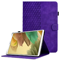 Etui en PU fonction d'éveil/veille automatique avec support et porte-cartes pour votre Samsung Galaxy Tab A7 Lite 8.7-pouces (T220/T225) - violet