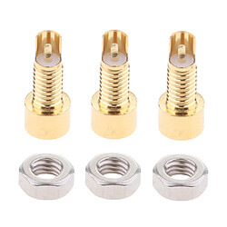 3X Bague à Visser Vis de Connecteur de Casque Rondelle Mmcx Connecteur Casque en Cuivre MMCX Ecrou pour Écouteur