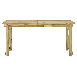 vidaXL Table de jardin 160x79x75 cm Bois