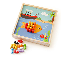 Bigjigs Toys Peg de bord de mer Impression rigide