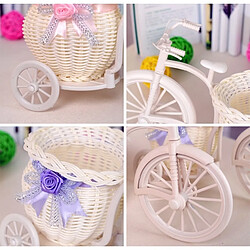 Acheter Wewoo Panier De Fleur Vase À La Main Paniers De Rotin Grand Tricycle Vélo Maison Jardin Décoration De Fête De Mariage, Aléatoire Ruban De Soie Couleur Livraison