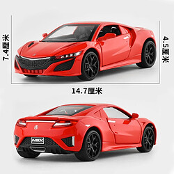 Avis Universal Honda Acura NSX moulée sous pression alliage métal modèle de sport de luxe collection tire écho lumière voiture jouet |(Rouge)