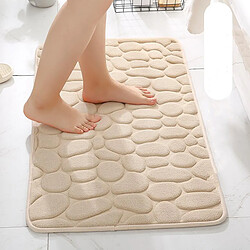 Tapis De Salle De Bain Tapis Tapis De Sol Tapis Paillasson Antidérapant 40x60cm Kaki