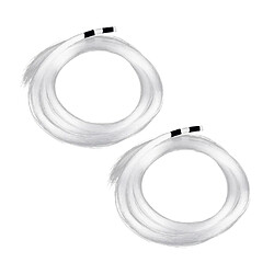 2 rouleaux 0,75mm 2m finition fibre optique fibre optique pour décoration bar 150pcs