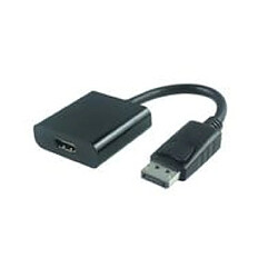 Disney Microconnect DisplayPort – HDMI M-F DisplayPort HDMI Noir – Adaptateurs de câble vidéo (DisplayPort, HDMI, masculin, féminin, noir, 4096 x 2160 pixels)