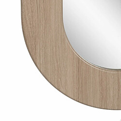 Avis BigBuy Home Miroir mural Naturel Verre Bois MDF 50 x 2,2 x 85 cm