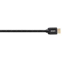 HAMA Câble HDMI™ gde vit. Édition L, mâle - mâle, 90°, doré, Ethernet, 1,5m