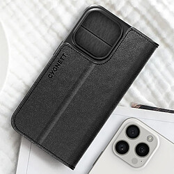 Étui pour iPhone 15 Pro Max Portefeuille Support Vidéo Cygnett Urban Wallet Noir pas cher