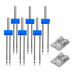 Multifonctionnel 6 pièces Double Aiguille w/ 2x9 Rainure Pintuck Pied Presseur 2/90 3/90 4/90