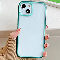 Coque en TPU + acrylique bicolore vert noirâtre pour votre iPhone 13 6.1 pouces