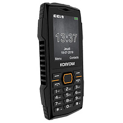 Avis Konrow Stone Plus - Téléphone Antichoc Certifié IP68 - 2.4'' - Double Sim - Noir