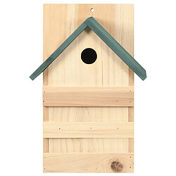 Avis vidaXL Nichoirs 4 pcs 23x19x33 cm Bois de sapin