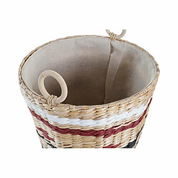 Avis Set de basket DKD Home Decor Polyester Colonial Fibre (38 x 38 x 36 cm)